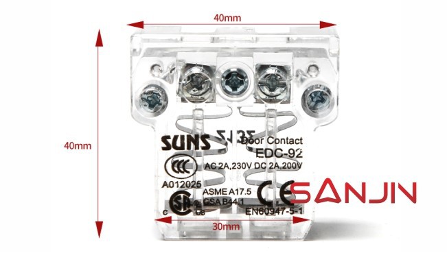 SUNS elevator lock contact EDC-92 SUNS elevator lock contact EDC-92